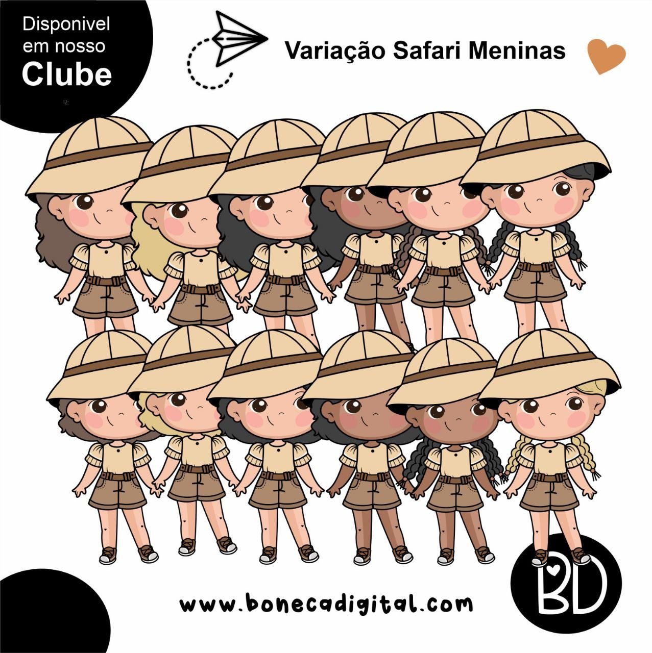 Variação Meninas Safari