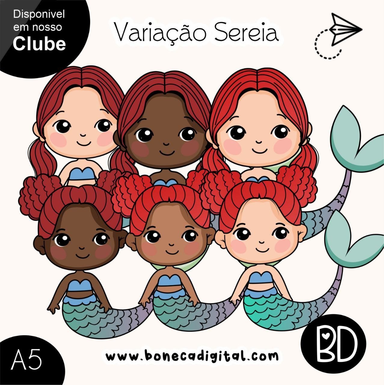 Variação Serieia Cabelço Vermelho