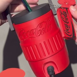 Arquivo Impressão 3D - Cooler Coca Cola + Chaveiro