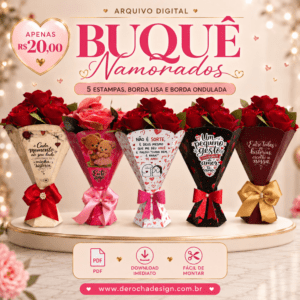 Combo Namorados 2026 - Buque de Flores