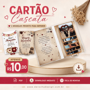 Combo Namorados 2026 - Cartão Cascata