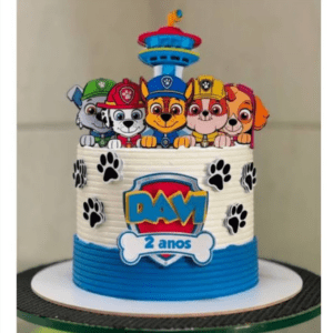 Topo de Bolo - Patrulha Canina - Carinhas