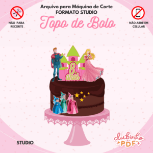 Topo de Bolo - A Bela Adormecida #5