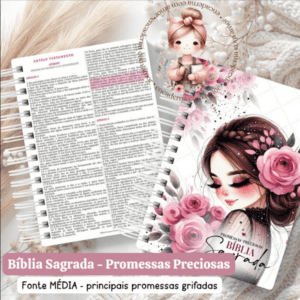 Bíblia Promessas   Miolo + Capas   Fonte Tamanho Médio