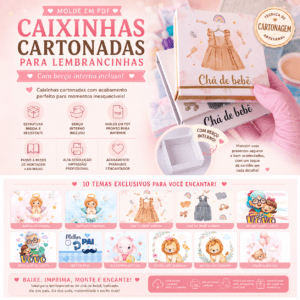 Caixa Cartonada - Lembrancinhas