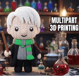 Arquivo Impressão 3D - Draco (HP) - Crochê