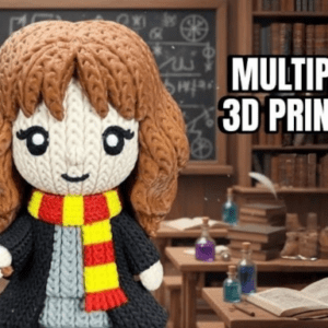 Arquivo Impressão 3D - Hermione (HP) - Crochê
