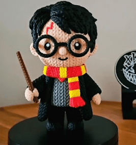 Arquivo Impressão 3D - Harry (HP) - Crochê