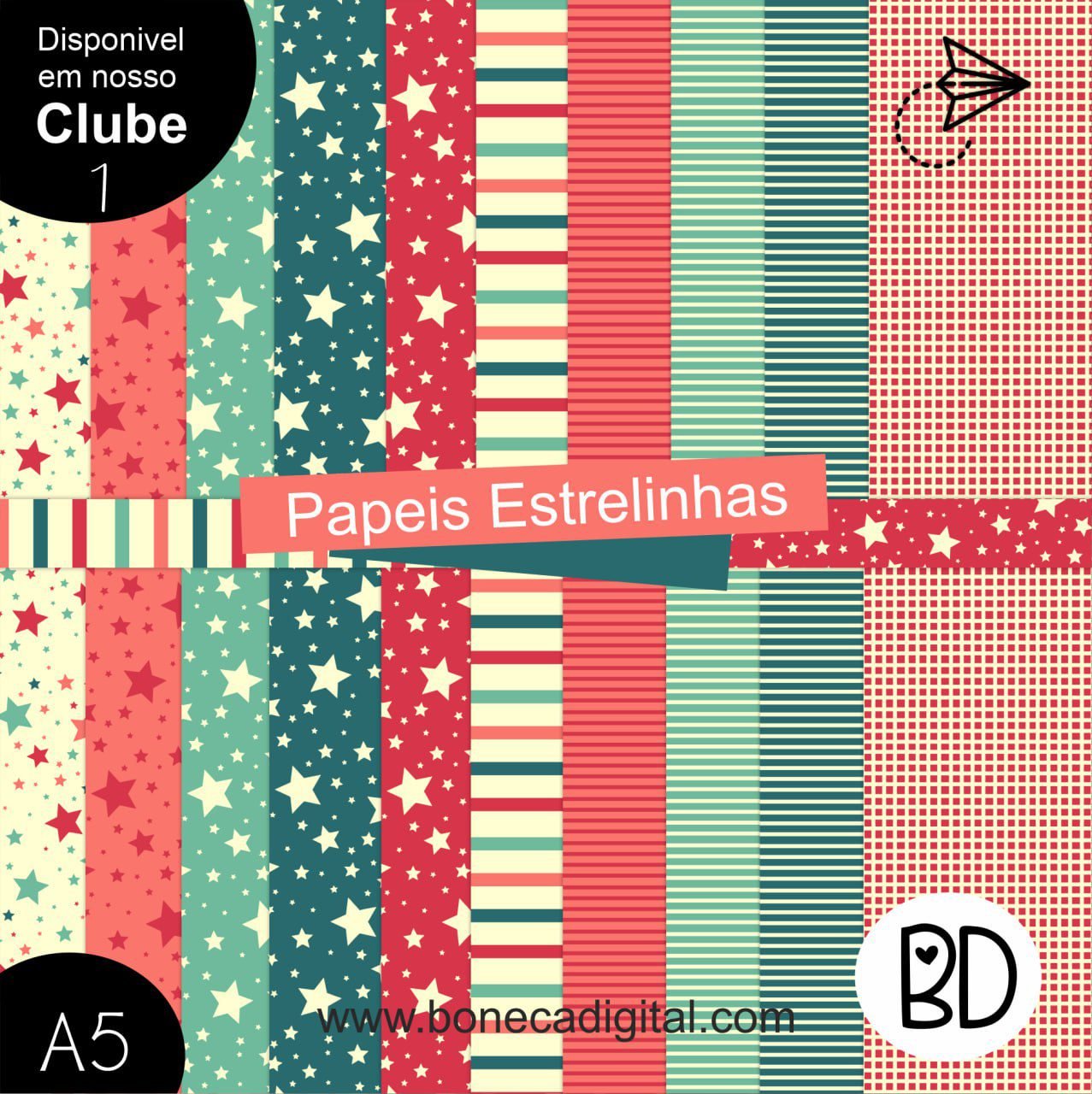 Papeis Estrelinhas