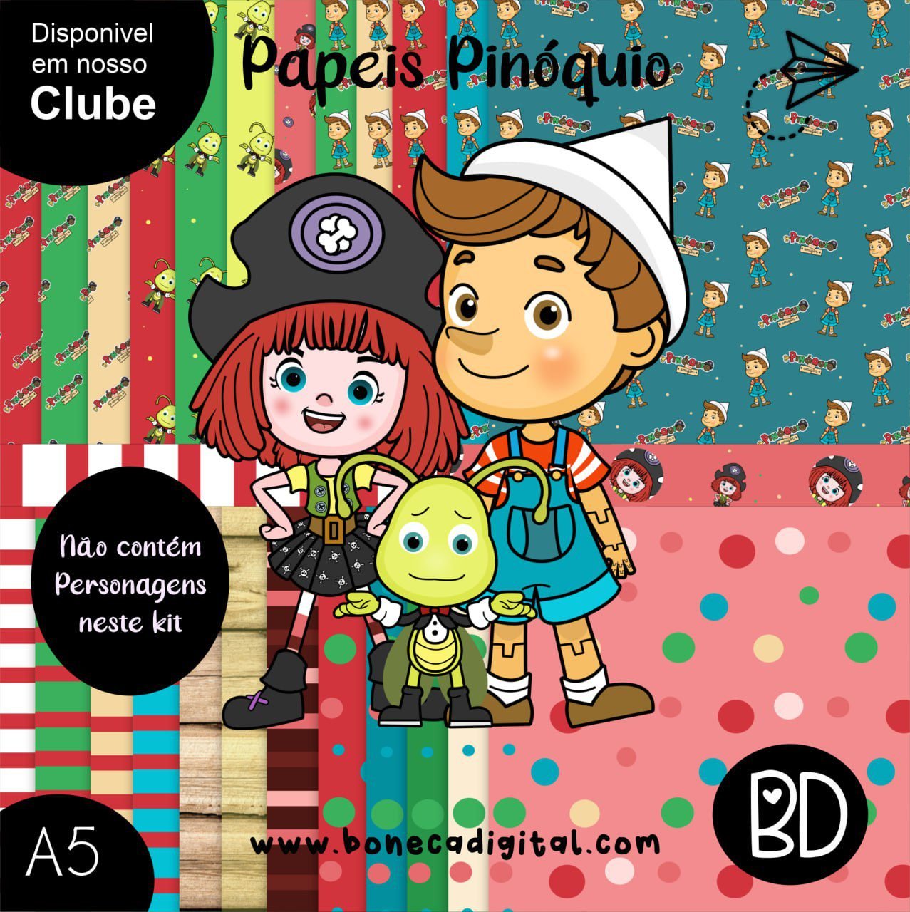 Papeis Pinoquio