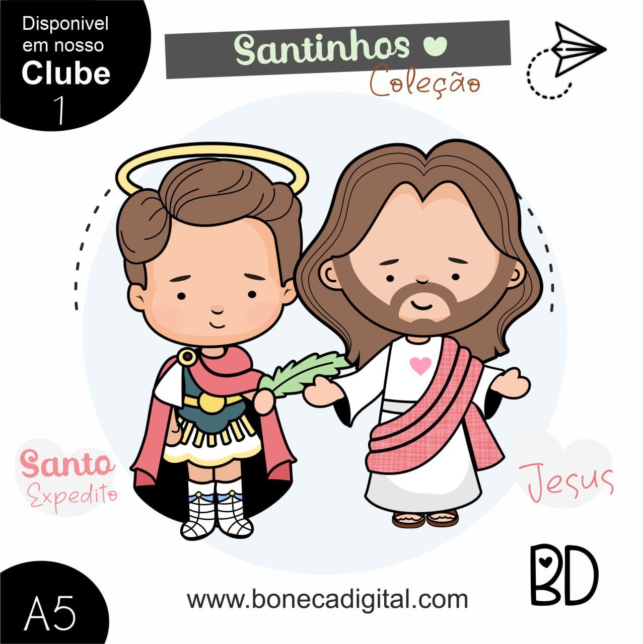 Santinhos Jesus E Expedito