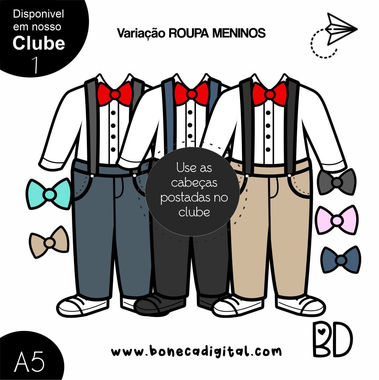 Variação Roupa Meninos