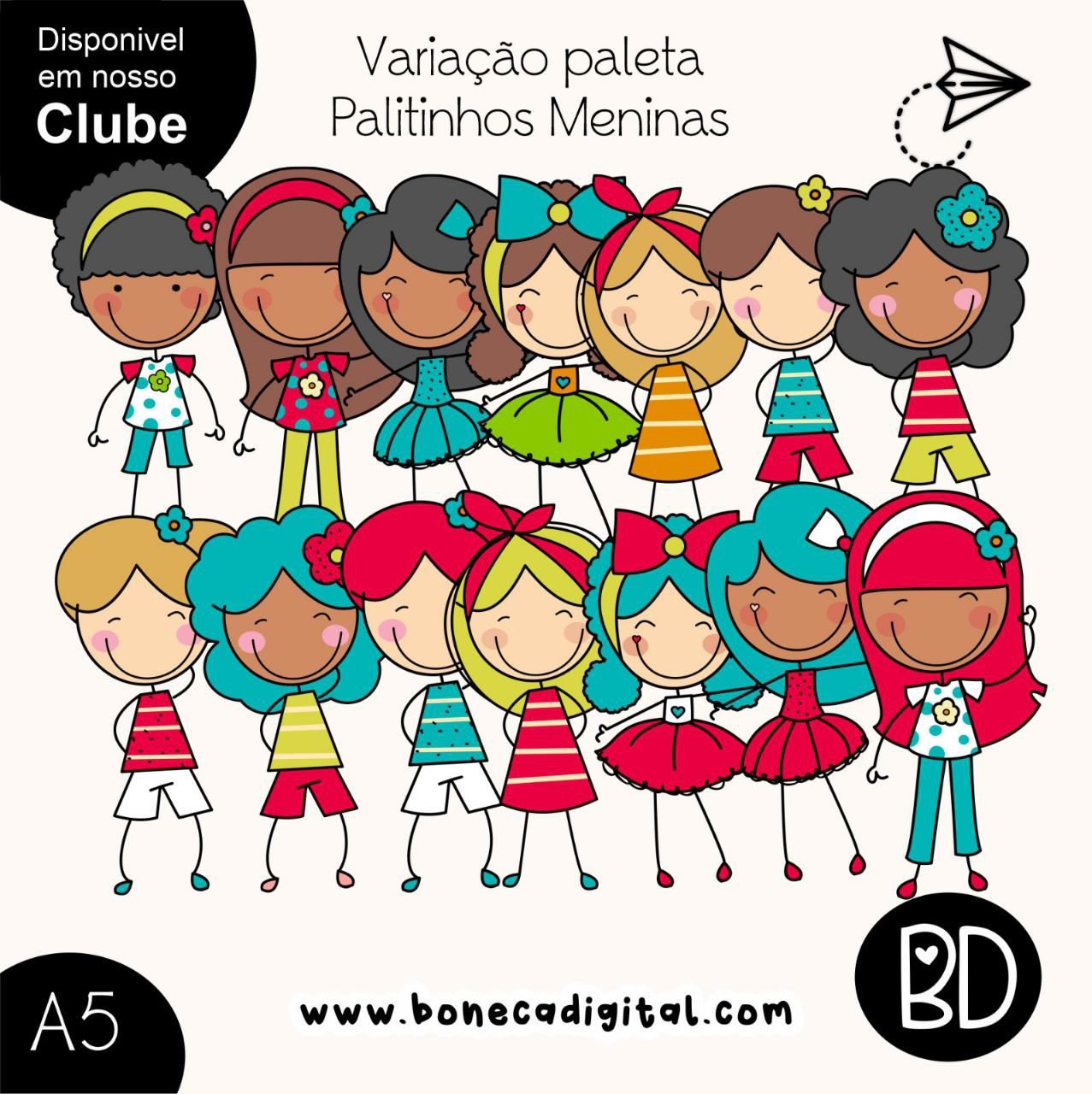 Variação Paleta Palitinhos Meninas