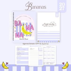 Encadernação - Coleção 2027 - Tema Banana