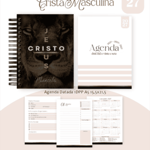 Encadernação - Coleção 2027 - Tema Cristão Masculino
