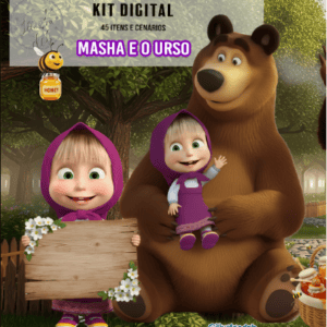 Kit Digital -  Masha e o Urso
